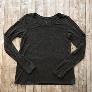 Eileen Fisher Gray Long Sleeve Top Size SP